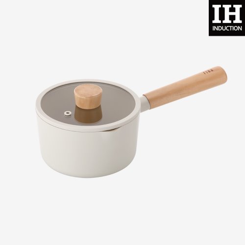 Neoflam - FIKA 16cm IH牛奶鍋連蓋 (白色)