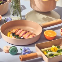 Neoflam - FIKA 24cm IH平底鍋 (不連蓋) (粉色)