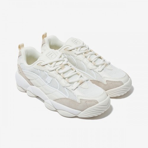 韓國 FILA Wavy Spaghetti (White / White / White)