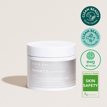 (清貨) Mary & May Vitamin B,C,E Cleansing Balm 維他命B,C,E深層卸妝潔面膏120g | 產品有效期：2027年4月