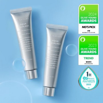 (現貨) S.NATURE角鯊烷保濕面霜60ml+60ml | Olive Young優惠套裝