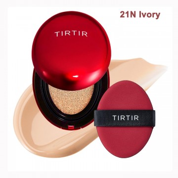 TIRTIR Mask Fit Red Cushion 持久光彩遮瑕氣墊粉底SPF40 PA++ 18g (21N Ivory)