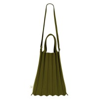 PLEATSMAMA HardShell Bag Khaki