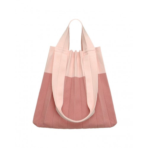 PLEATSMAMA Two-Way Shopper Bag Indi Pink