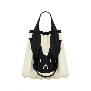PLEATSMAMA Rabbit Edition Two-Way Shopper Bag Big Rabbit