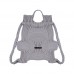 PLEATSMAMA Mini Bow Backpack Grey