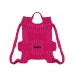 PLEATSMAMA Mini Bow Backpack Pink