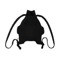 PLEATSMAMA New Bow Backpack Glitter Black