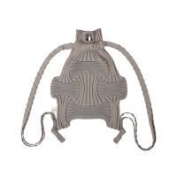 PLEATSMAMA New Bow Backpack Grey