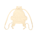 PLEATSMAMA New Bow Backpack Ivory