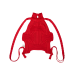PLEATSMAMA New Bow Backpack Red