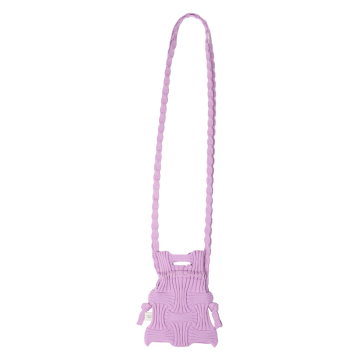 PLEATSMAMA Mini Cross Bow Bag Lavender