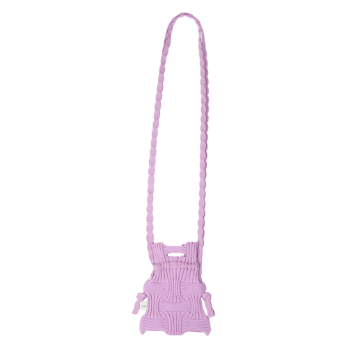 PLEATSMAMA Mini Cross Bow Bag Lavender