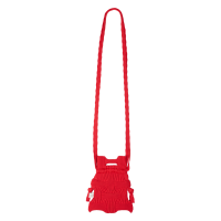 PLEATSMAMA Mini Cross Bow Bag Red