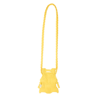 PLEATSMAMA Mini Cross Bow Bag Yellow