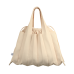 PLEATSMAMA Big Shoulder Bag Ivory