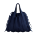 PLEATSMAMA Big Shoulder Bag Navy