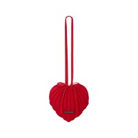 PLEATSMAMA Heart Bag Red