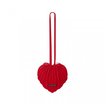 PLEATSMAMA Heart Bag Red