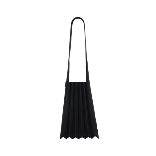 PLEATSMAMA Light Shoulder Bag Black