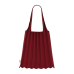 PLEATSMAMA New Shoulder Bag Burgundy