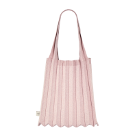 PLEATSMAMA New Shoulder Bag Glitter Pale Pink