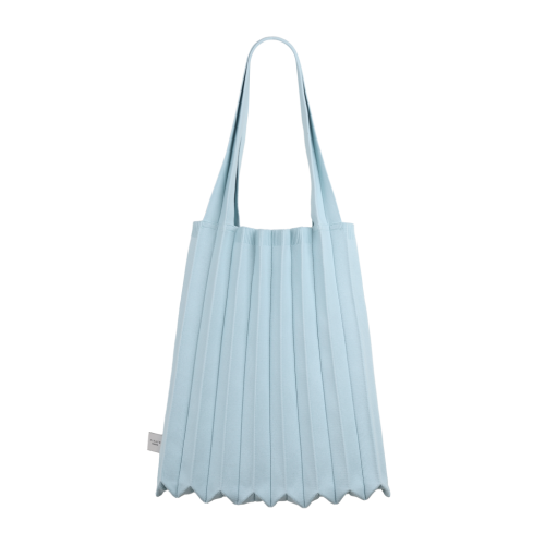 PLEATSMAMA New Shoulder Bag Light Blue