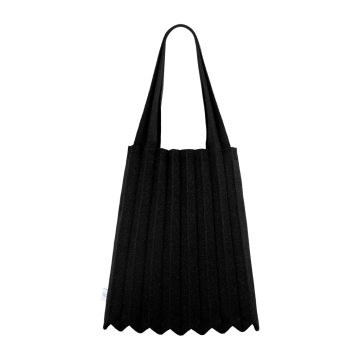 PLEATSMAMA New Shoulder Bag Glitter Black