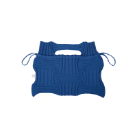 PLEATSMAMA Big Bow Bag Blue