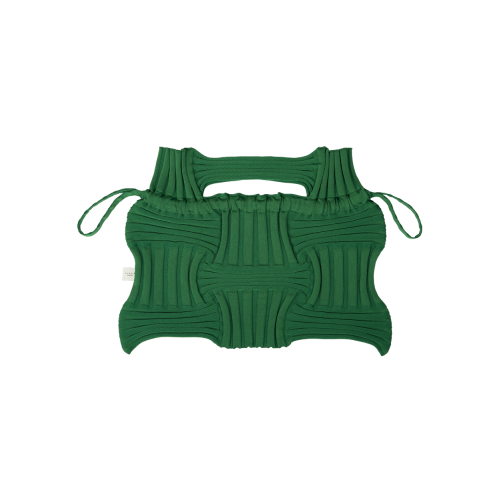 PLEATSMAMA Big Bow Bag Green