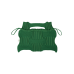 PLEATSMAMA Big Bow Bag Green