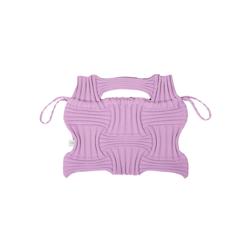 PLEATSMAMA Big Bow Bag Lavender