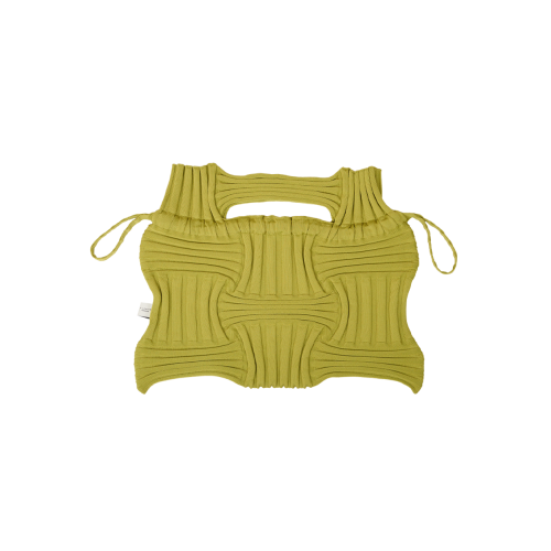 PLEATSMAMA Big Bow Bag Olive