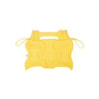 PLEATSMAMA Big Bow Bag Yellow