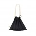 PLEATSMAMA Handle Bubble Bag Black