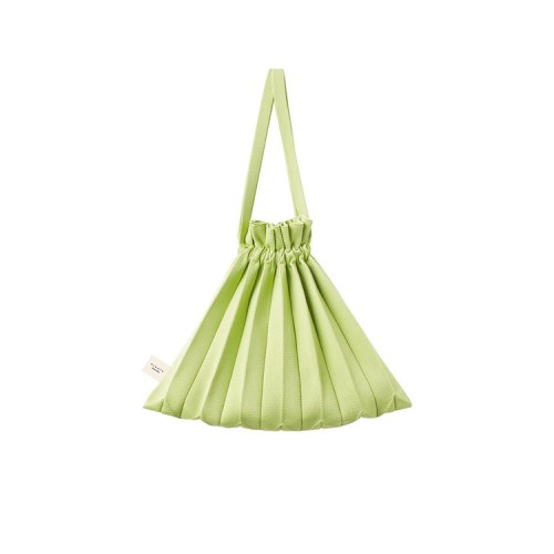 PLEATSMAMA Mini Bubble Bag Lime