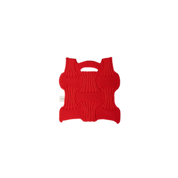 PLEATSMAMA New Bow Bag Red