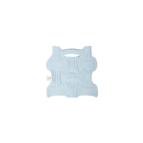 PLEATSMAMA New Bow Bag Light Blue