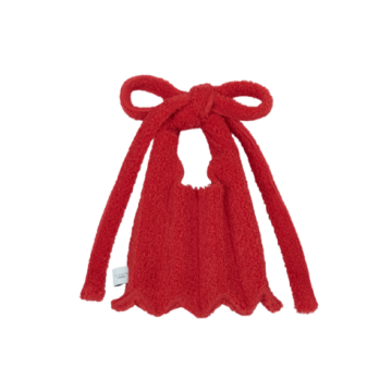 PLEATSMAMA Poodle Micro Bag Red