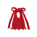 PLEATSMAMA Poodle Micro Bag Red