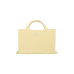 PLEATSMAMA Poodle Oversized Tote Bag Ivory