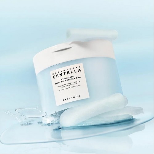 SKIN1004 Hyalu-Cica Jelly-Fit Ampoule Pad積雪草玻尿酸/透明質酸果凍精華棉片60片